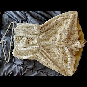 Lace romper